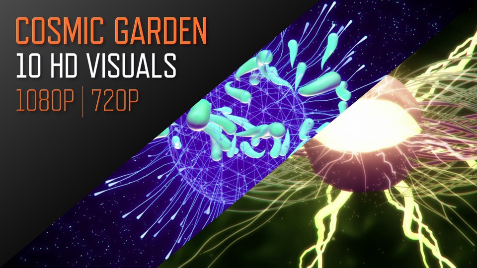 Live Visuals / VJ Loops - Cosmic Garden