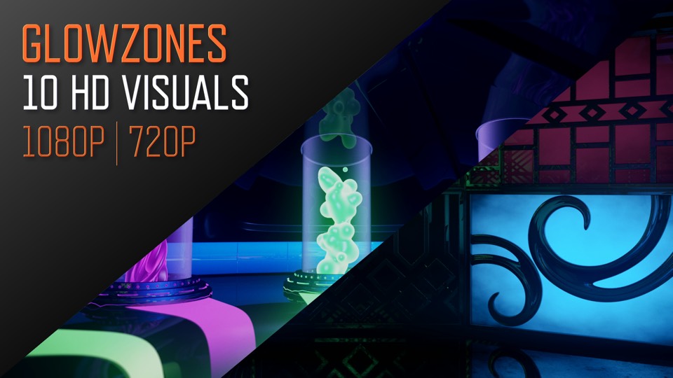 Live Visuals / VJ Loops - Glowzones