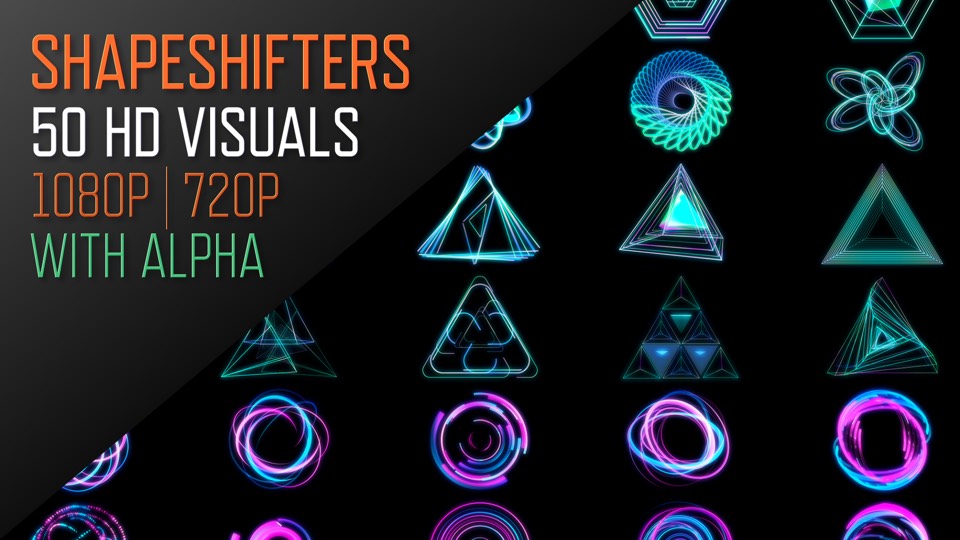 Live Visuals / VJ Loops - Shapeshifters